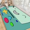 Tappetino per porta anime B-BMO cartone animato Lavabile Antiscivolo Tappeto per area soggiorno sedie divano Tappetino per porta cucina Tappeto