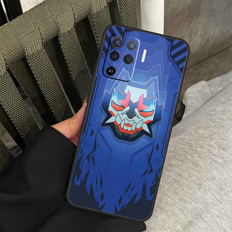 Cartoon Valorant Case For Oppo A18 A38 A58 A78 A98 A74 A94 A54 A40 A60 A80 A16 A76 A96 A15 A57S A17 A77 Cover