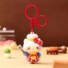 Chef Kitty Keychain Cartoon Bag Charms Backpack Purse Hanging Ornament Car Key Accessories Cute Gift for Girls Women