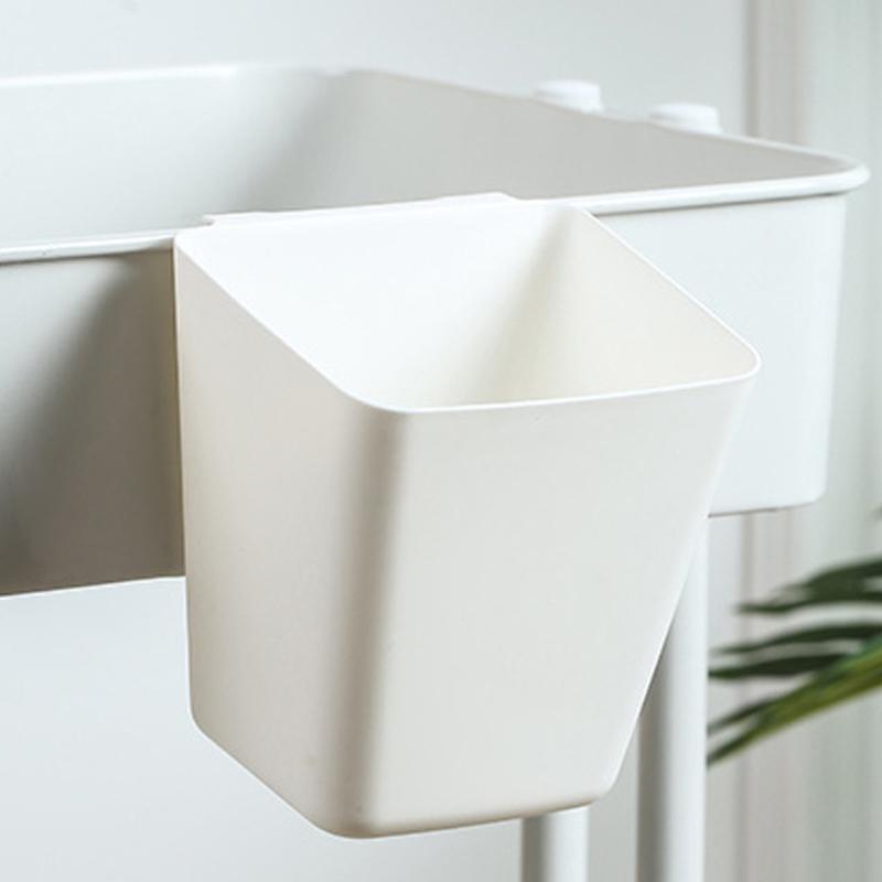 Plastic Hanging Cup Holders Hanging Cups For Rolling Cart Hanging Storage Bins Craft Supplies For Utility Cart Beauty Salon Trol