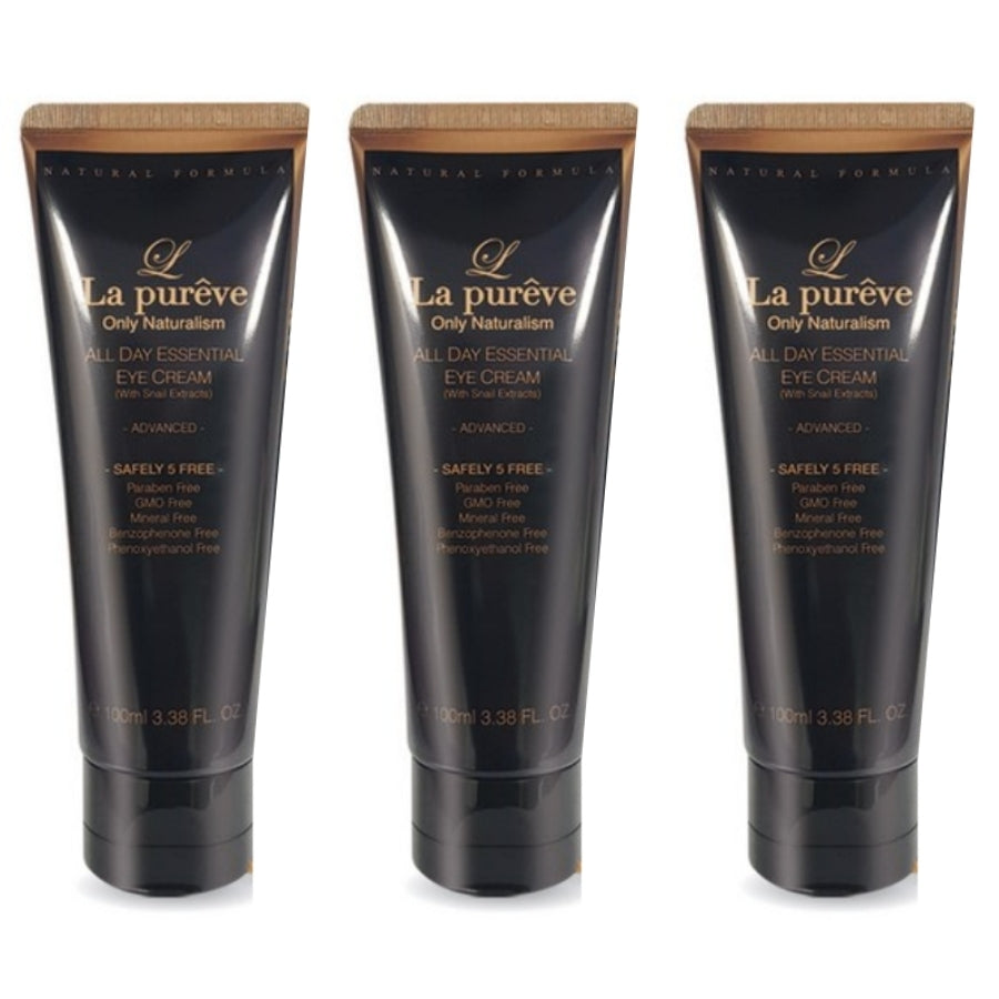 Die Pureve All Day Essential Augencreme mit Schneckenextrakten 100ml*1St/3St/5St