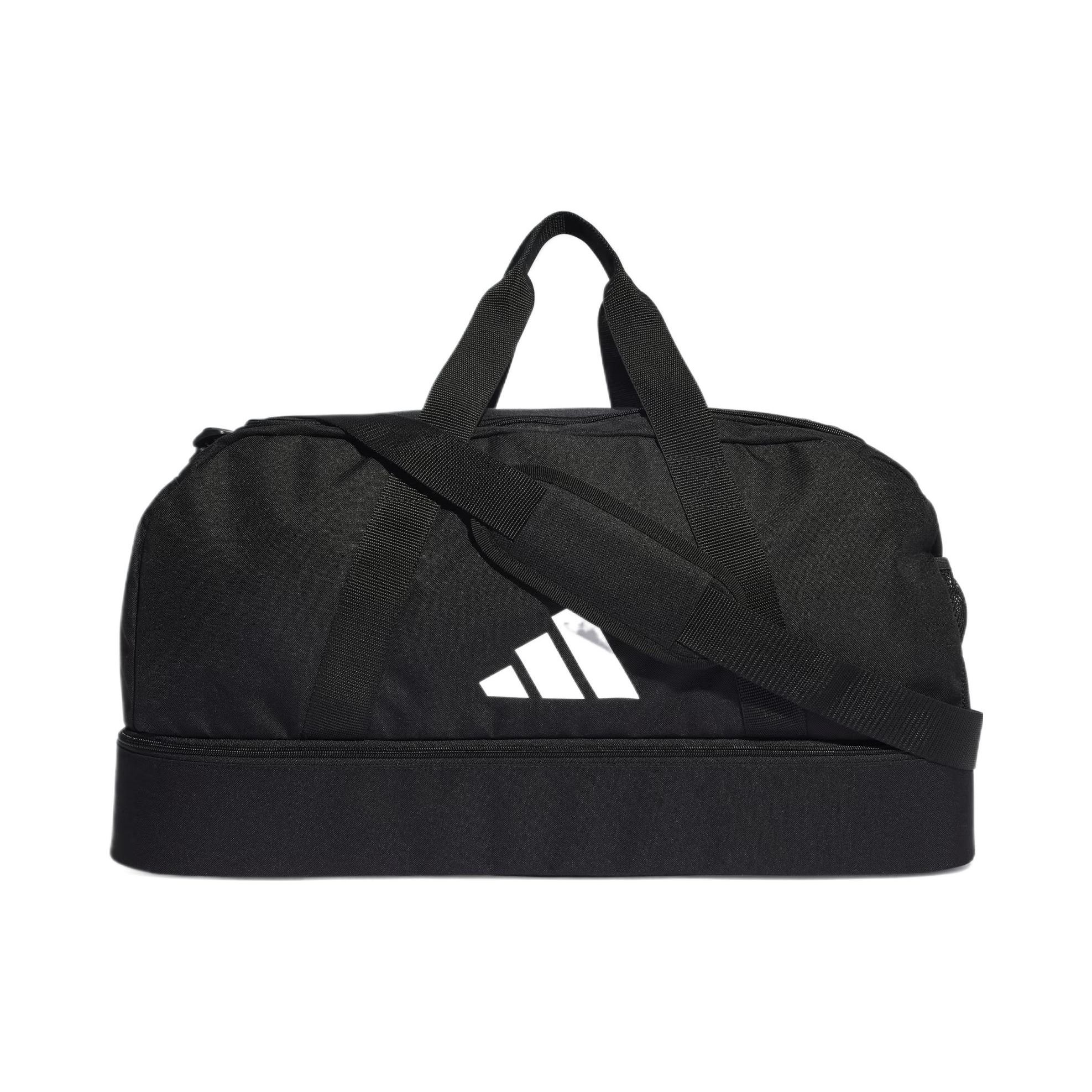 

Adidas Tiro League Large Capacity Recycled Polyester Plain Weave Tote Bag Medium Unisex Tote Bag Black White HS9742 Black & White