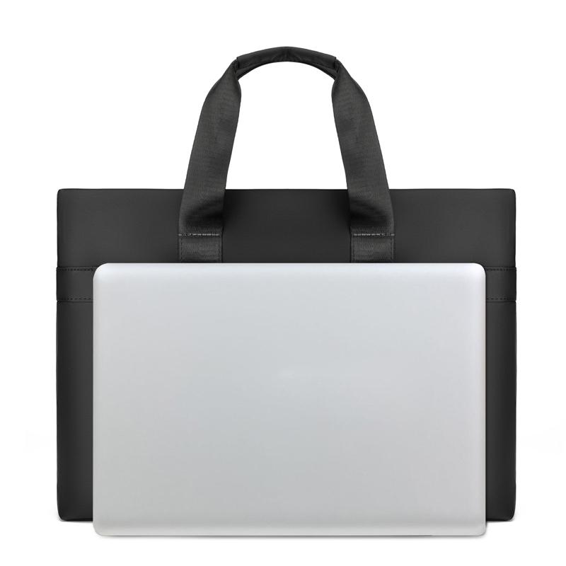 Mode neue Herren Business Handtasche leicht ultradünn Computertasche Besprechungsdokumententasche Informationstasche