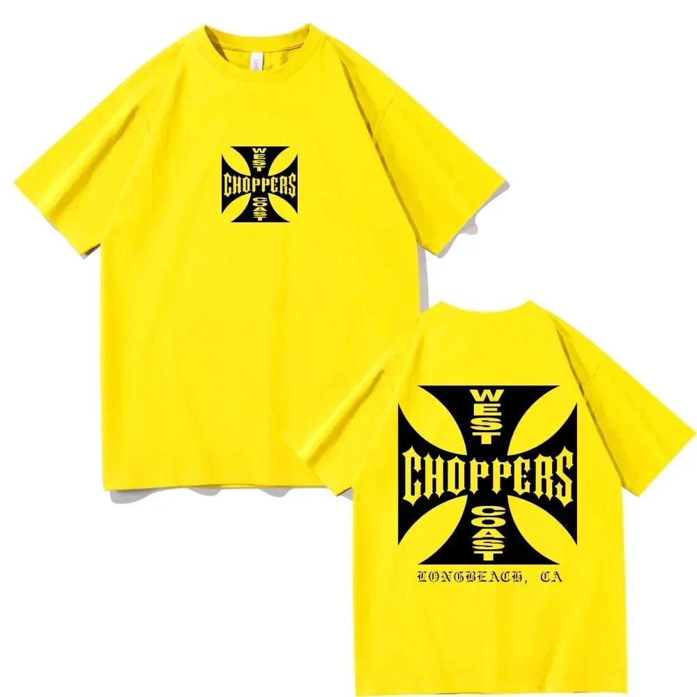 Summer Fashion T Shirt Women Men Women West Coast Choppers Print T-Shirt Casual Short Sleeve O-Neck Tshirt Vintage Clothing Tee