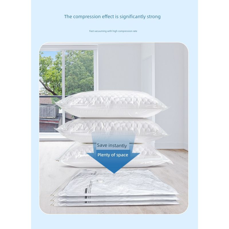 The Treasure of the Store: Vacuum Compression Bags for Single Cotton Quilts and Clothes, Extra-Large Travel and Business Trip Vacuum Storage Bags