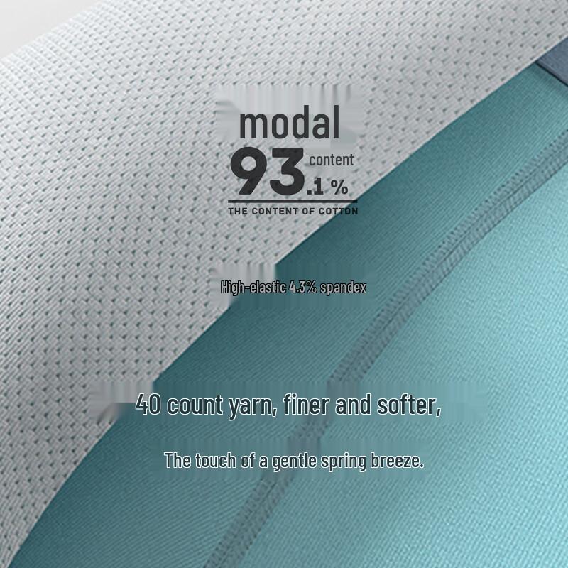 ZhenXingZuYi Men's Modal Breathable Boxer Briefs 3-Pack