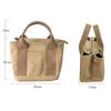 Tote Bag for Mini Lunch Mini For [Volsha] Women, Canvas, Divided, Tote, Small, Mother's Bag, Bag, Handbag, Self-Standing, Sub, Bag, Stylish,