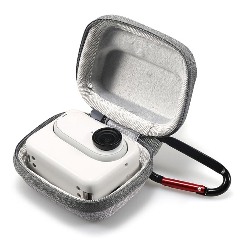 Portable Shockproof Storage Case Waterproof Carrying Bag for GO 3/3S Camera with Carabiner Clip