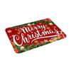 Merry Christmas New Year Front Door Mat Anti-Slip Indoor Absorbent Doormat Living Room Entrance Rug Carpet
