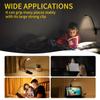 7 LED Buchlampe USB Wiederaufladbare Leselampe 3 Stufen Warm Kaltweiß Tageslicht Tragbar Flexibel Einfacher Clip Nachtleselampe