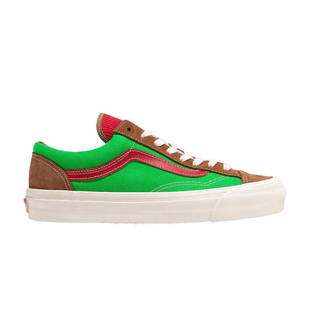 

Vans OG Style 36 LX Red Green VN0A4BVETPF Men s Shoes 40.5