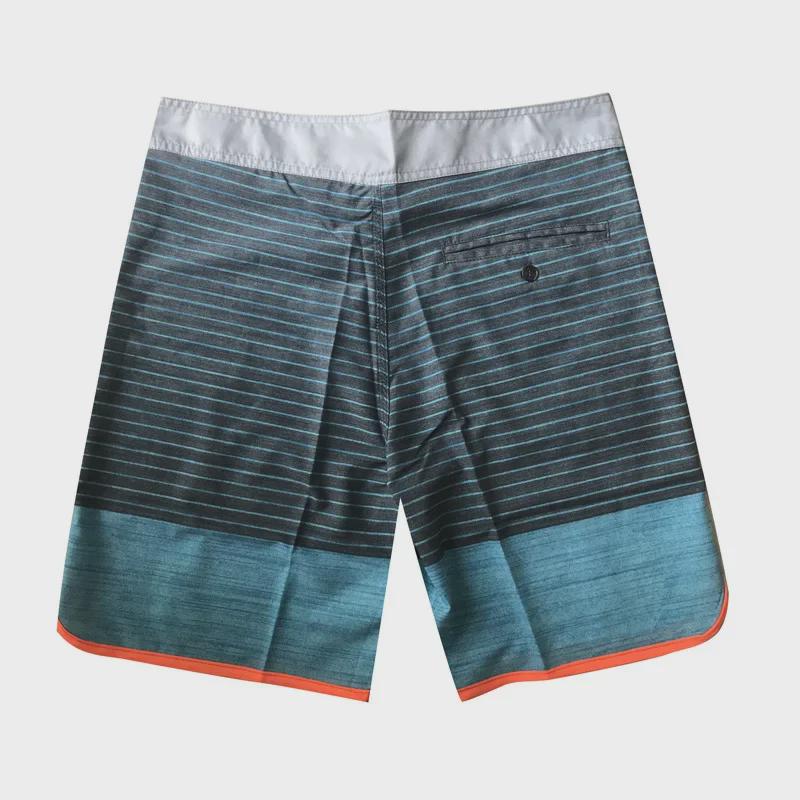 2023 Water-repellent Stretch Surf Pants: Men's Casual Striped Beach & Bodybuilding Shorts