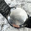 Used SEIKO ACTUS Day-Date 21 Jewels White Dial Black Color 7019-5130
