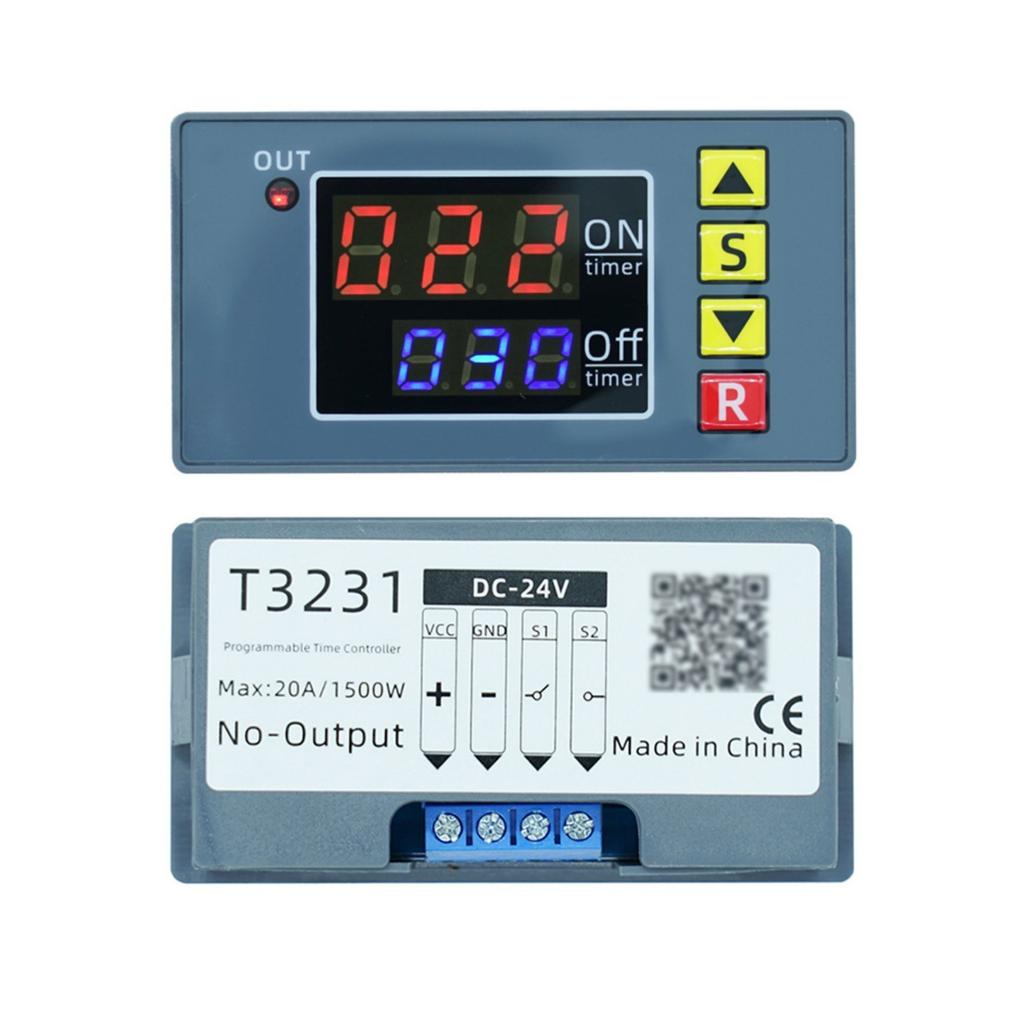 Portable Infinites Delay Timers Relays Module with Double Digital Screens for Clear Time Display and Easy Operations