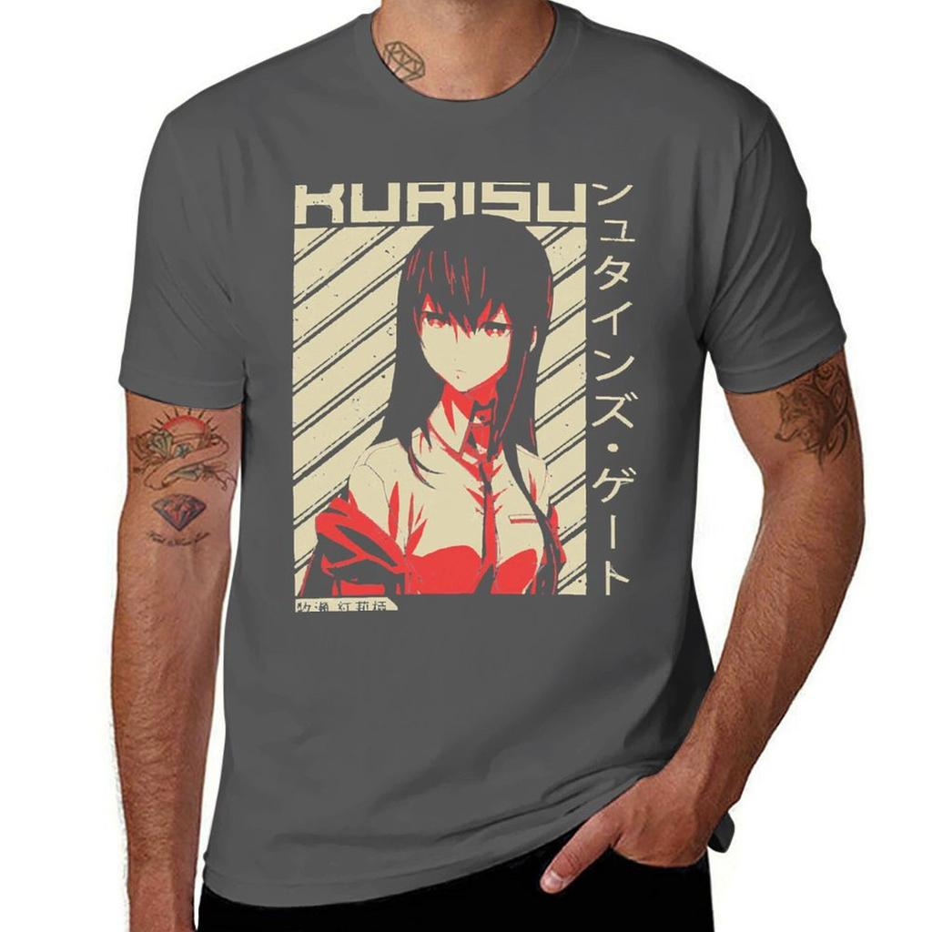 Steins Gate 0 Makise Kurisu Anime Shirt Tshirt Simple Print Design Tshirt