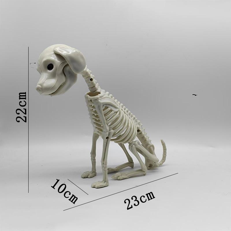 Halloween Scene Decorations Animal Skull Skeleton Ornament Simulation Plastic Crow Mouse Scorpion Decorative Props