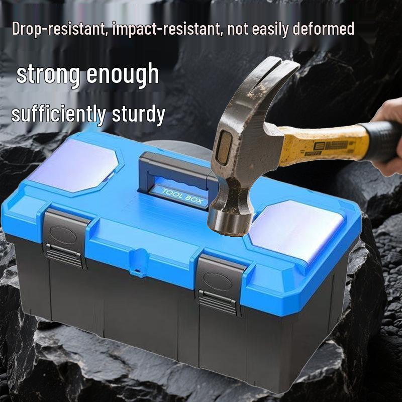 German Extra Thick Multifunctional Small & Large Handheld Plastic Tool and Storage Box