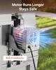 Rotisserie Grill, 38W BBQ Outdoor Pig & Lamb Spit Roaster, Charcoal Spit Roaster with 60 Kg Capacity, Wheels & 4-Level Height, Stainless Steel