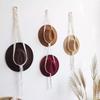 Macrame Hat Hanger Cap Holder Organizer, Wall Hats Holder Hanging Caps Closet For Caps Boho Home Storage Display MZSNJ04