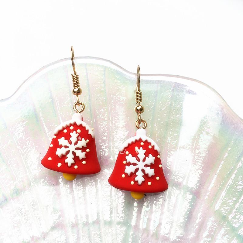 2025 new Fashion Lovely Stud Earrings Family Christmas Tree Snowman Santa Claus Elk Cartilage Earring New Years Gift Jewerly