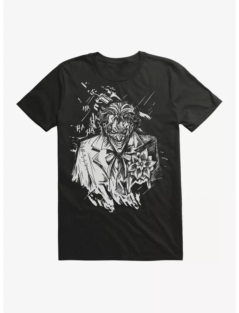 Comics Joker Haha Black TShirt S