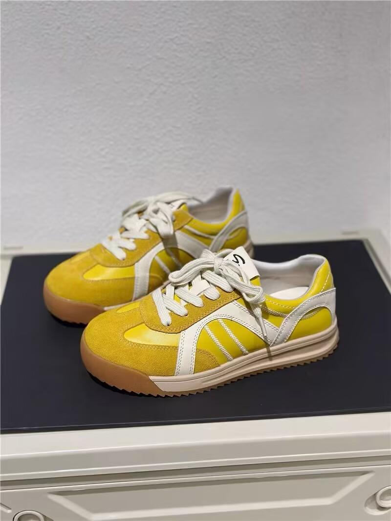 

Обувь Dexun женская весна 2025 новая студенческий кампус универсальная плоская подошва мягкая подошва повседневная спортивная обувь женская 35 жёлтый