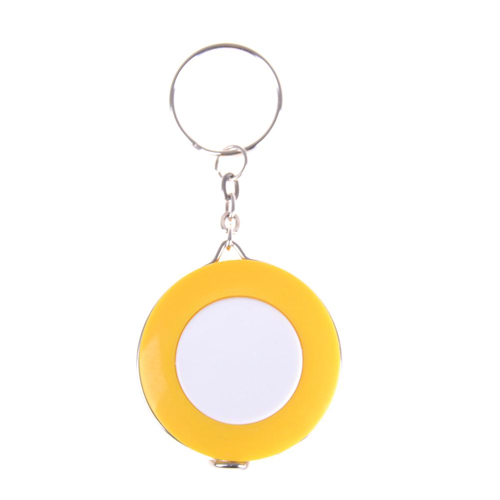 150cm Retractable Tape Measure With Round Faux Leather Case Pocket Size Soft Portable Dual Sided Ruler Measurement Tool For Body
