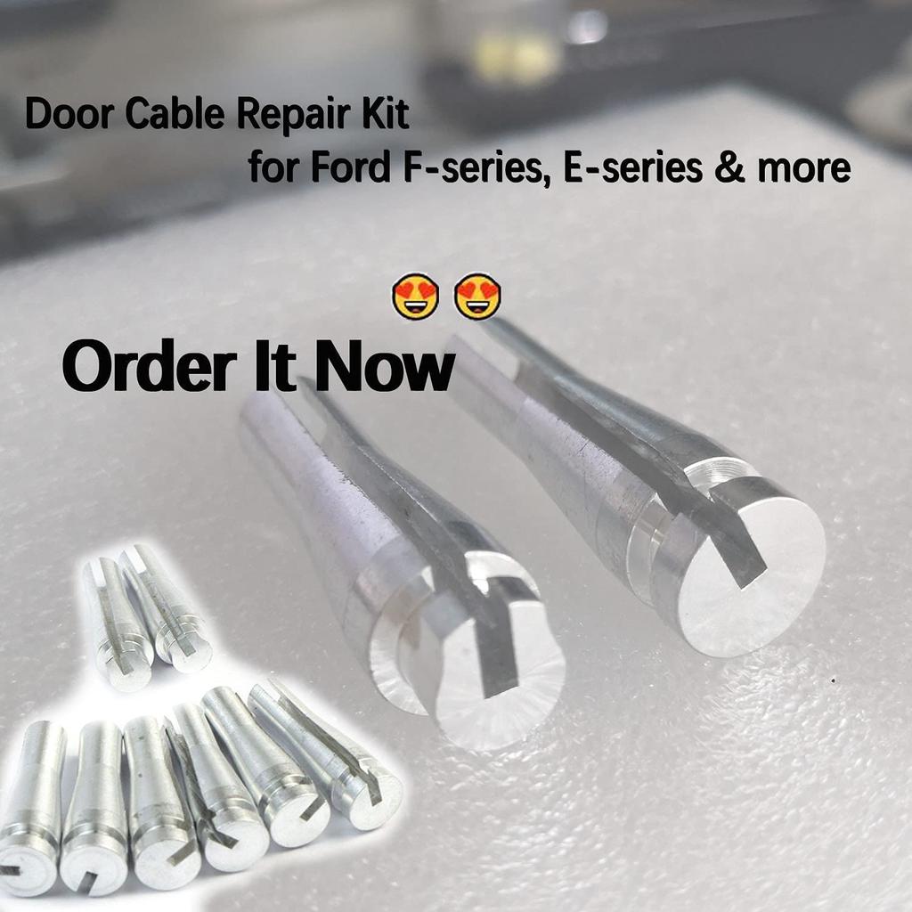 GZZTORES 8 End Door Cable Repair Kit Replacement for Ford F-Series E Series Ranger