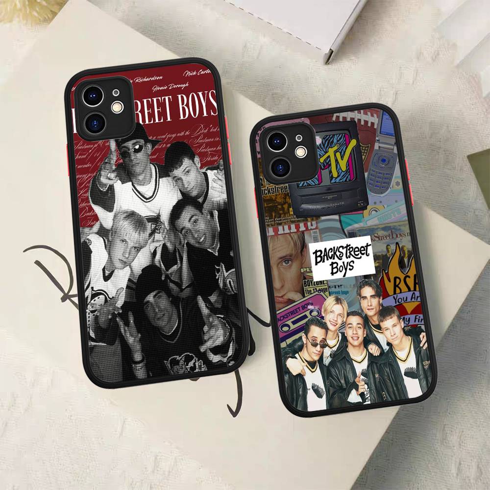Popular Band B-Backstreet BoyS For IPhone 11 12 13 14 15 16 Pro Max Plus Matte Translucent Phone Cover