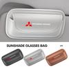 For Mitsubishi Car Sun Visor Glasses Case Sunglasses Holder Storage Box Outlander Lancer Cross Colt Xpander Mirage Attrage