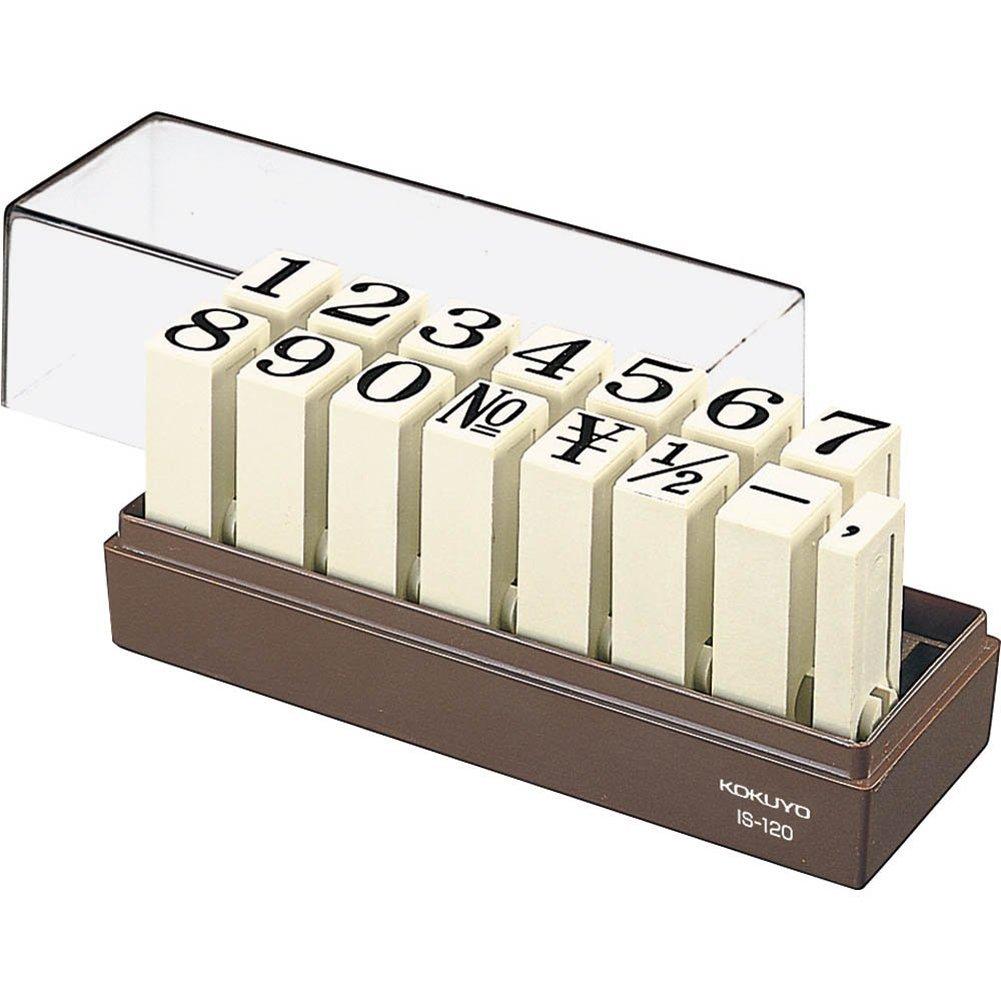 

KOKUYO Endless Stamp Number Set Mincho Font Extra Large IS-120