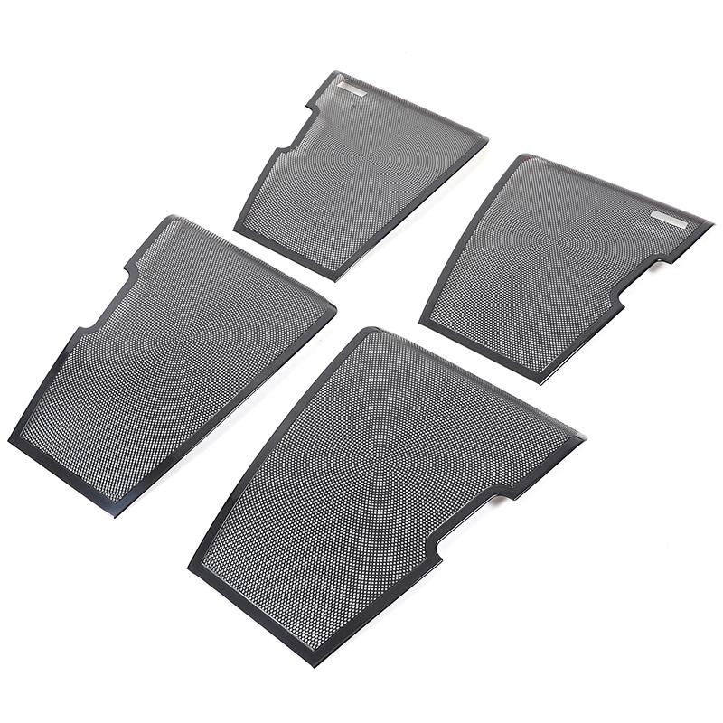 

Stainless steel Car Door Stereo Speaker Cover Sticker Trim horn Audio For Land Rover Discovery 4 LR4 2010-2016 Car Accessories чорний