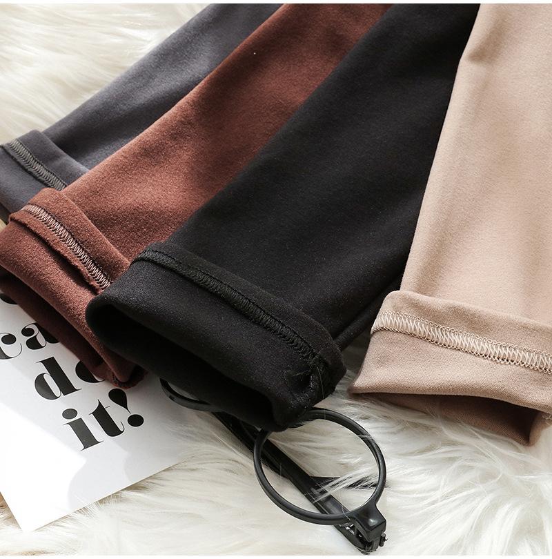 Women's Autumn & Winter Double-Sided German Fleece Base Layer Top High-Neck Women's Sweatshirt