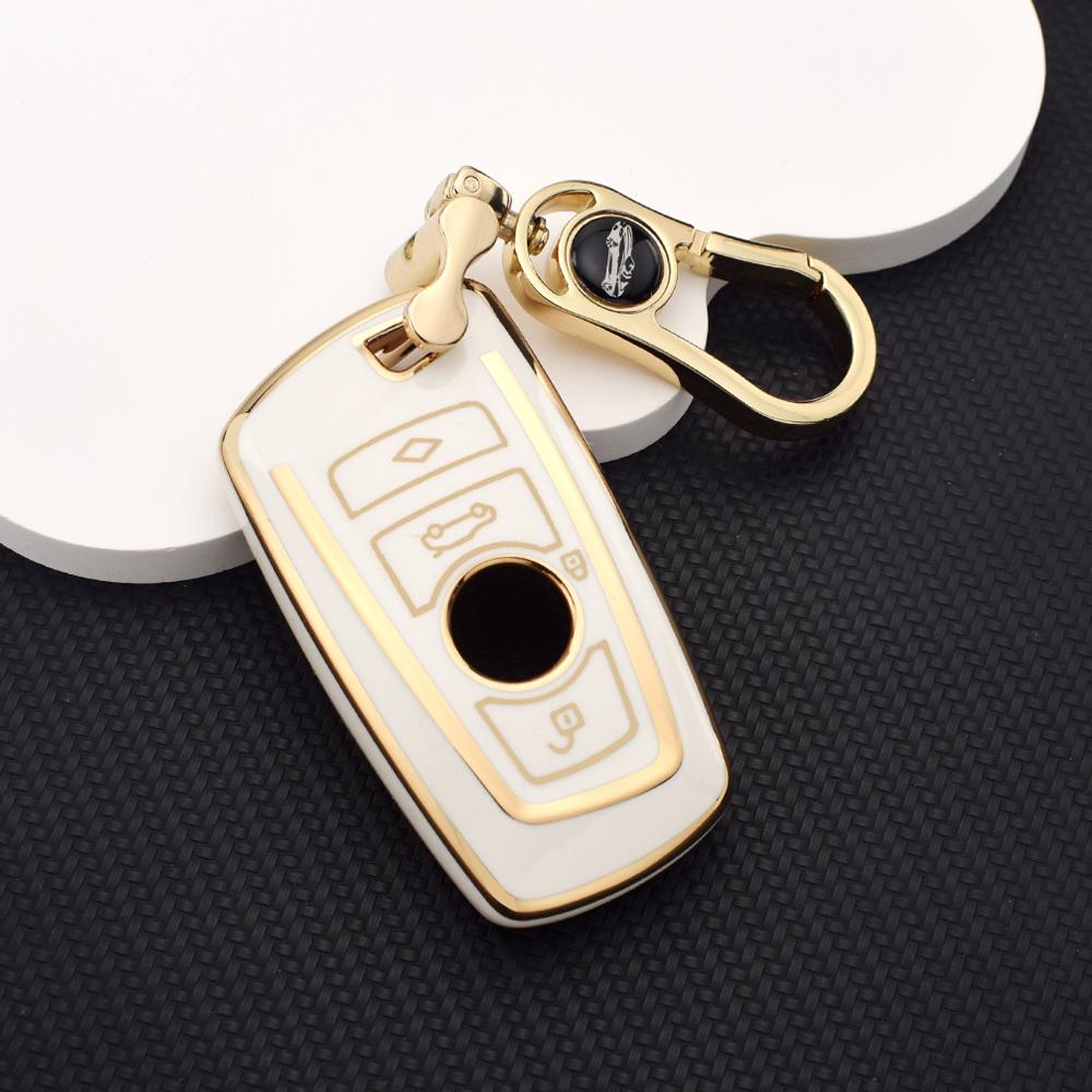 Soft Tpu Key Fob Case For Bmw 1/3/5/7 Series X1 X3 X4 X5 M3 M4 - Fits F10 F15 F20 F30 F18 F25 E34 Protective Case Accessory