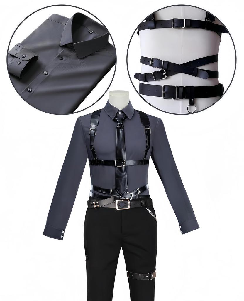Koi to Miku Cosplay Protagonist Male Protagonist Cosplay Costume Mahiru Cosplay Shirt Set Uniform Popular Game Costume [NOKIJP] Seiya, Homura, Shin,
