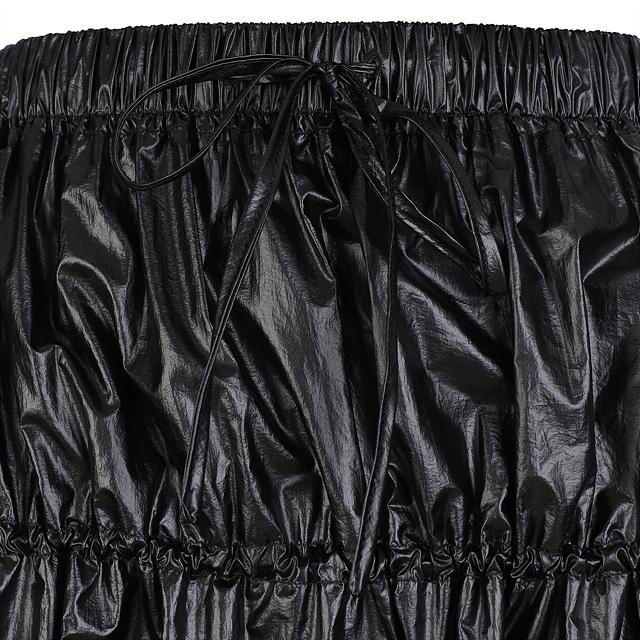 Lara Fox Shirring Skirt Black Bq2Ws003