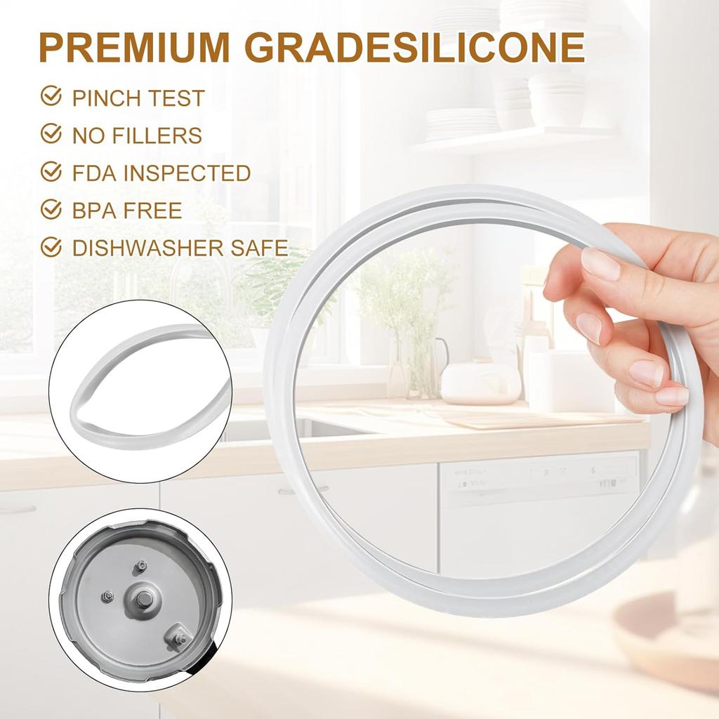 18/20/22/24/26/28/30/32cm Pressure Cooker Sealing Ring For Aluminum Alloy Pressure Cooker Pot, Stretchy Rubber Gasket, Pressure Seal Ring, Kitchen