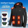 Smart Heated Hooded Jacket – Cold-Proof and Warm Cotton-Padded Windbreaker