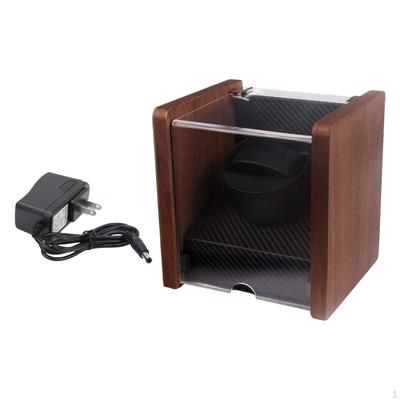 Automatic Single Watch Winder Box Vintage Design Comfortable Pillow Wooden Rotatable