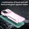 For iPhone 15 Plus Case TPU+PC Non-Slip Side Edge Phone Cover with Lens Lid