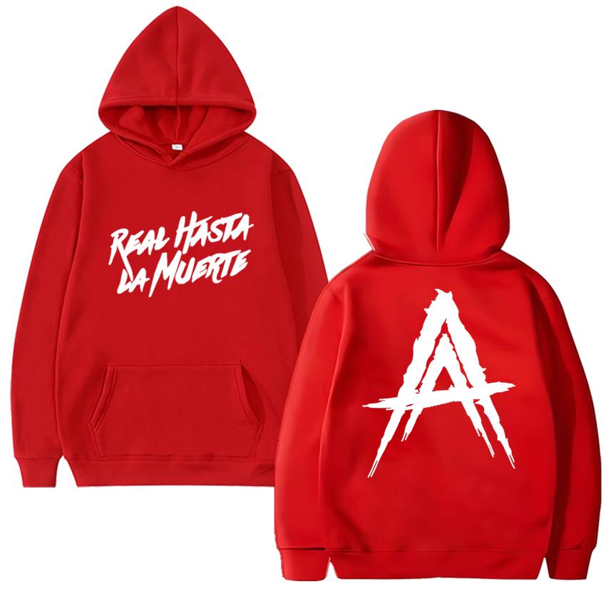 

Rapper Anuel AA New Album Real Hasta La Muerte print Sweatshirt 2025 Men women vintage hip hop streetwear Unisex Fleece Hoodies S