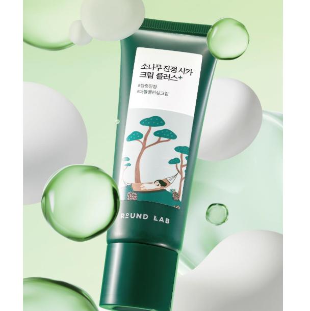 ROUND LAB Pine Cica Soothing Cream Plus – Calming & Barrier Repair Cream 60ml