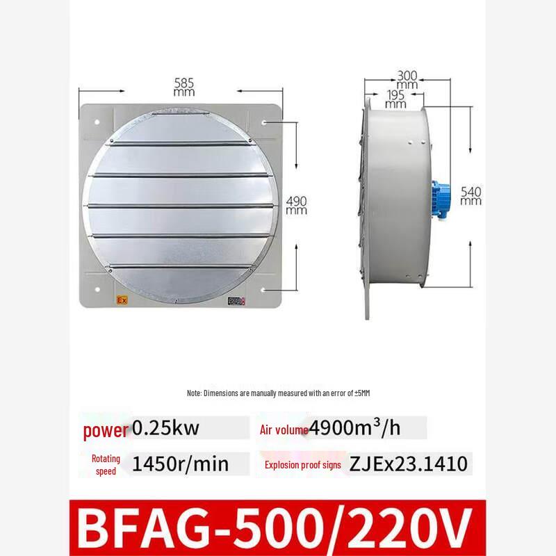 Explosion-Proof Industrial Exhaust Fan