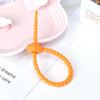 21.5cm Color Silicone Cable Ties: Versatile Organizing Tools for Cables, Jewelry, and Keychains
