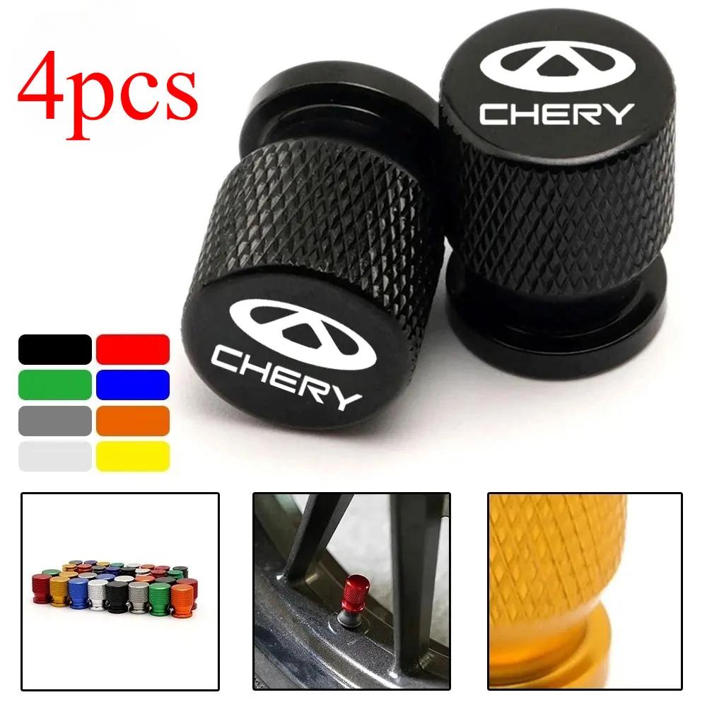 For Chery Tiggo 8 7 6 4 3 5x Pro Arrizo Omoda 5 FX Fulwin Face QQ Accessories 4Pcs Car Wheel Tire Valve Caps Airdust Covers l666