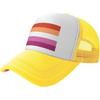 Lesbian Pride Flag Trucker Hat Breathable Mesh Snapback Cap Adjustable Unisex Outdoors
