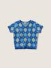 Sienneu Kiko Argyle Knit (Blue)