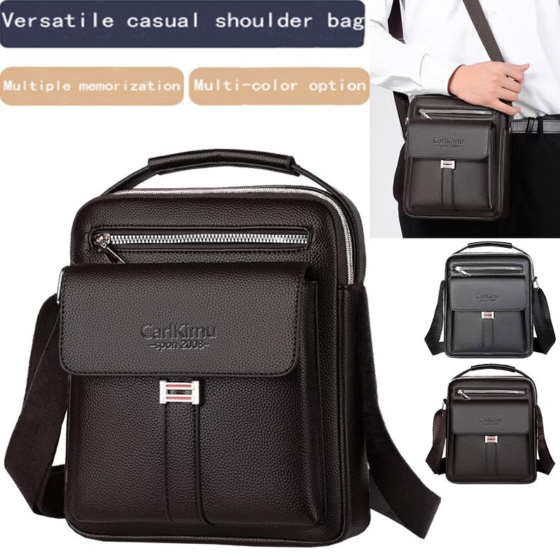 Everyday Versatile Rider Mini Leather Shoulder Bag Detachable Strap Portable Crossbody for Motorcycle Weekend Trips