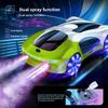 Magic Spray Music RC Stunt Car 2.4G Gesture Control EV Concept Vehicle with Flashing LED Lights Drift Toy Gift for Kids Age 6-12
