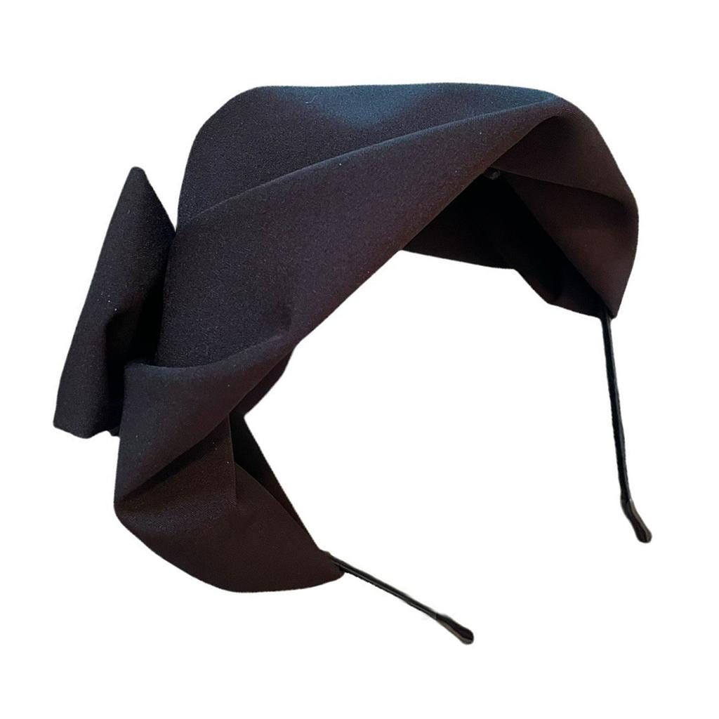 Elegant musselin hårbånd pustende halvhatt pannebånd kvinner kvelds hårspenne for stilfulle kvinner